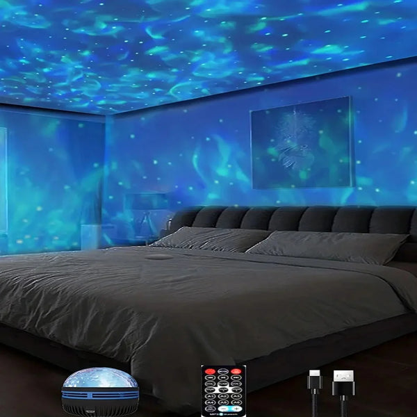 Star & Galaxy Projector with 7-Color Patterns
