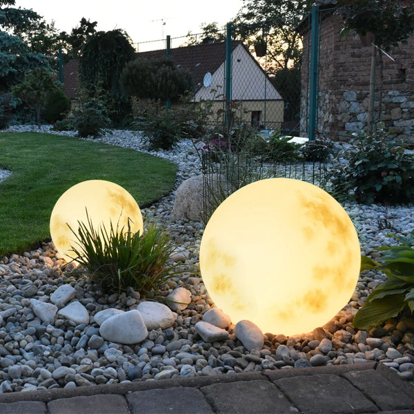 LED Garden Ball Light with Solar & USB Rechargeable for Outdoor Decor