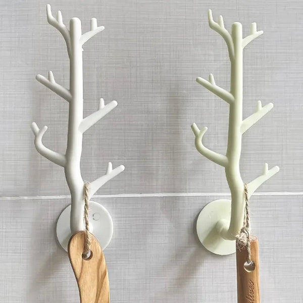 Branch Hook Wall Decor Key Holder & Coat Rack Organizer