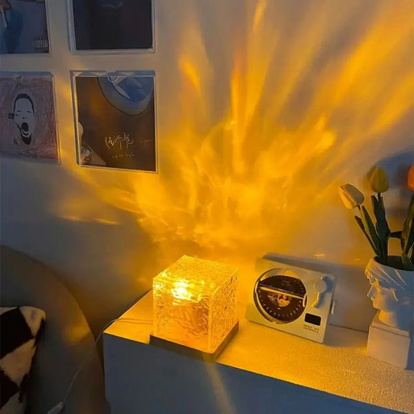 Water Ripple Projector with 3/16 Colors for Home Decor & Gifts