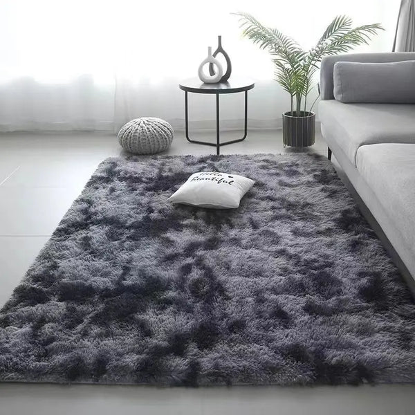 Silk Wool Rug 40x60cm Plush Carpet