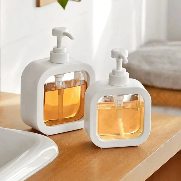 Refillable Bathroom Soap Dispenser for Shampoo & Shower Gel