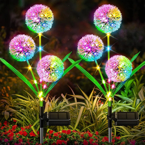Solar Dandelion Flower Light for Outdoor Garden & Patio Decor
