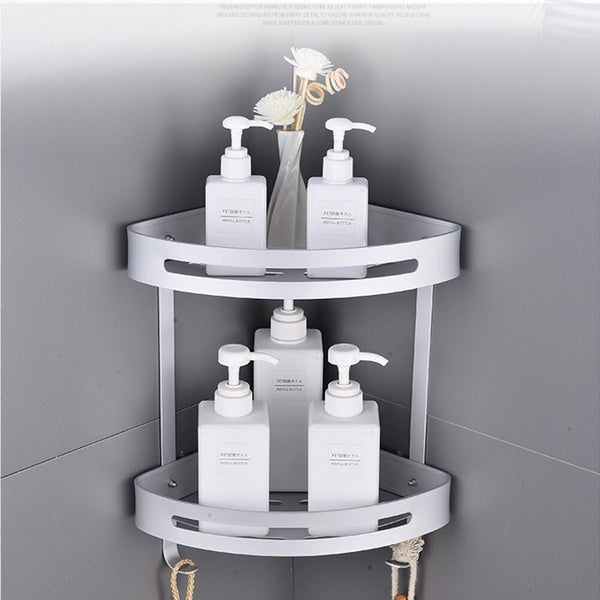 Tripod 2-Tier Bathroom Storage Rack