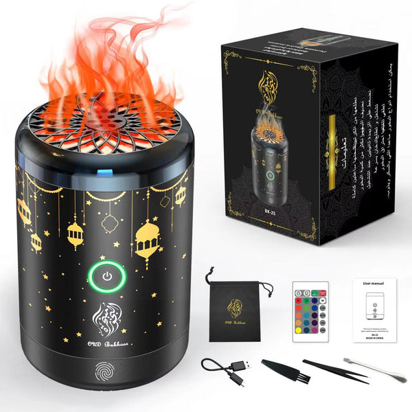Portable Arabic Incense Burner with Remote Control