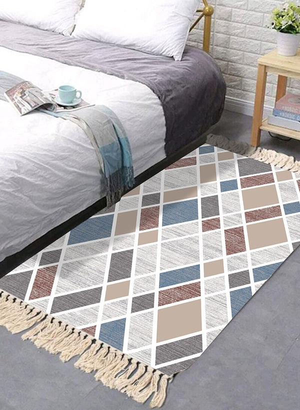 Striped Bedside Rug